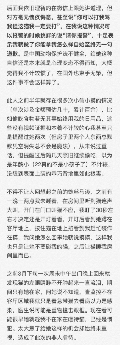 网友实名举报腾讯实习生虐猫1个小时 当事人进行道歉