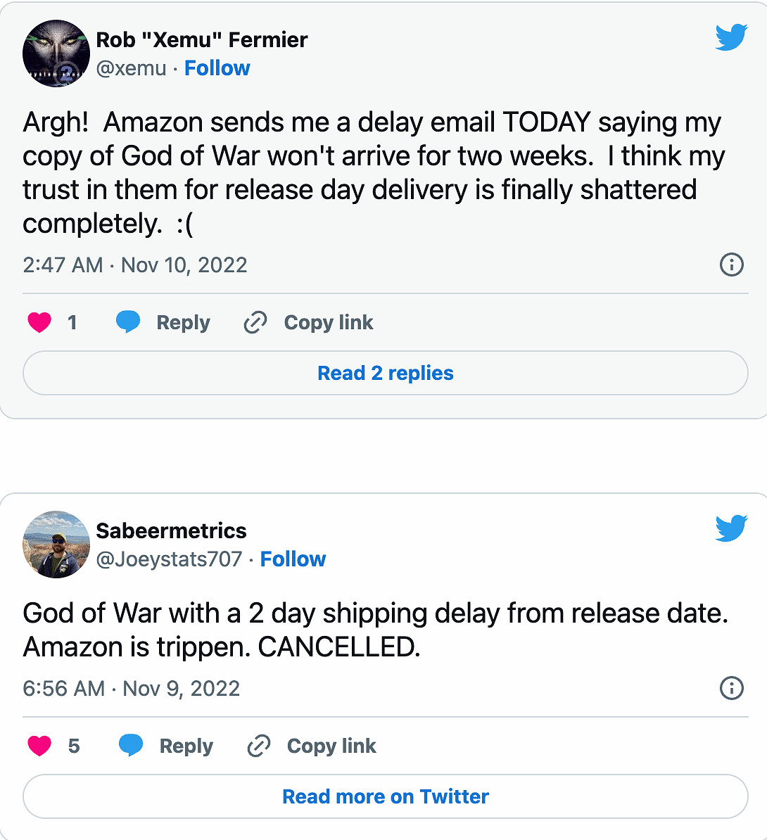 《战神：诸神黄昏》实体游戏片严重缺货 预购发货还得再等一周！