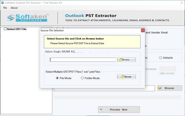 Softaken Outlook PST Extractor图片
