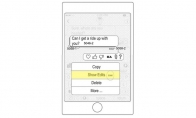 苹果新iMessages专利：对已发送消息重新编辑