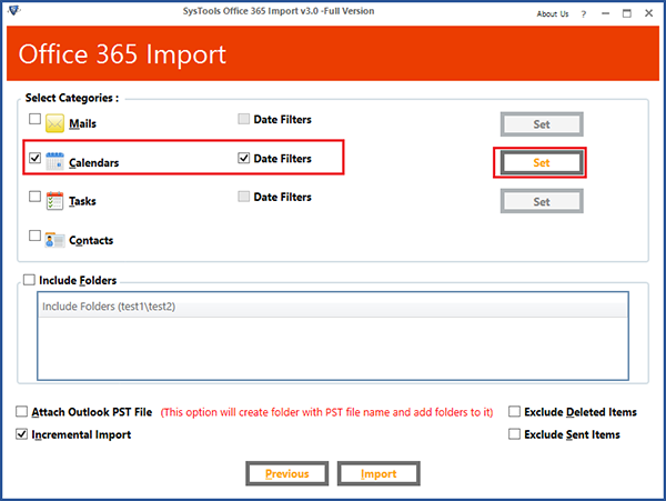 SysTools Office 365 Import图片