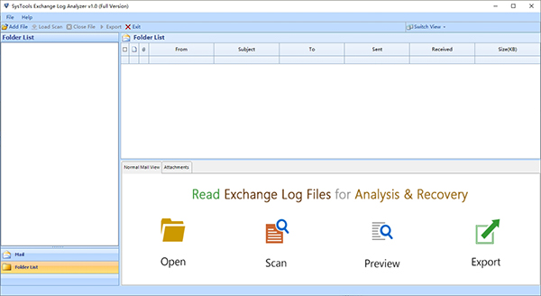 SysTools Exchange Log Analyzer图片1