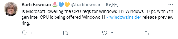 硬件不支持也能升Win11？微软回应：出Bug了 要求没变