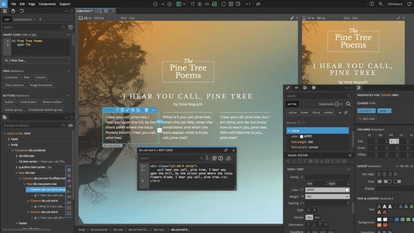 Pinegrow Web Editor图片