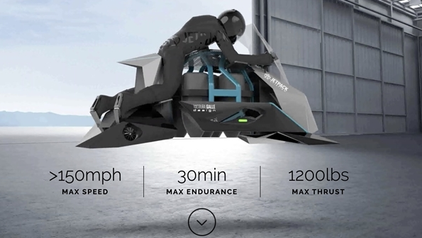 外形科幻酷炫 可垂直升降飞行摩托亮相定价达245万