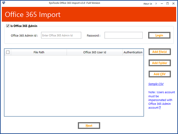 SysTools Office 365 Import图片