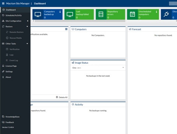 Macrium Site Manager图片1