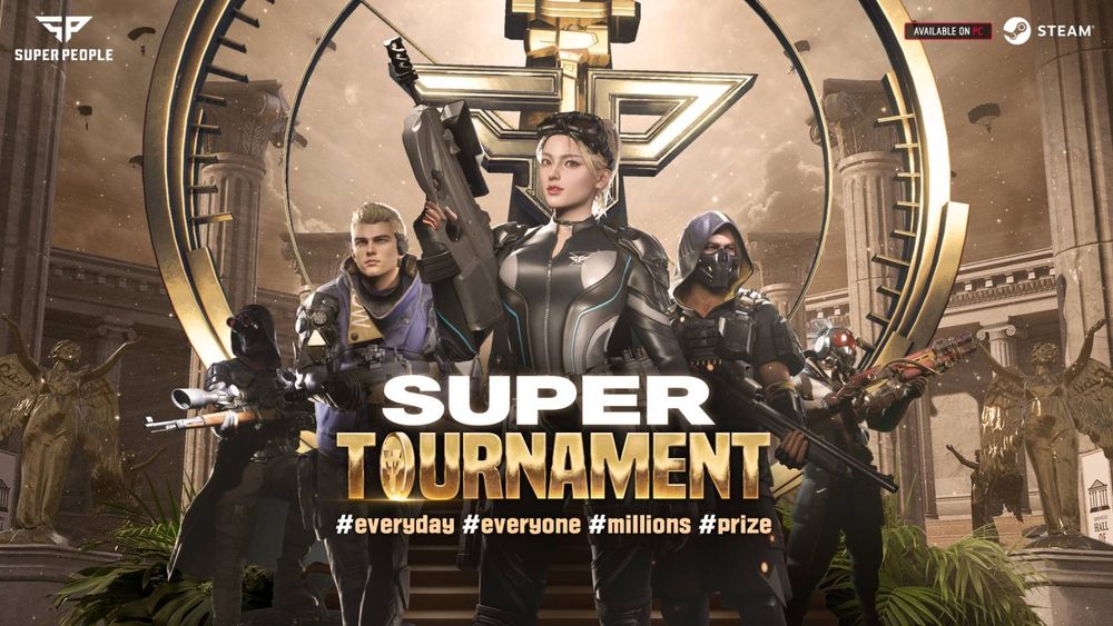 《SUPER PEOPLE》生存竞技射击游戏抢先体验 官方预告「超级锦标赛」奖金