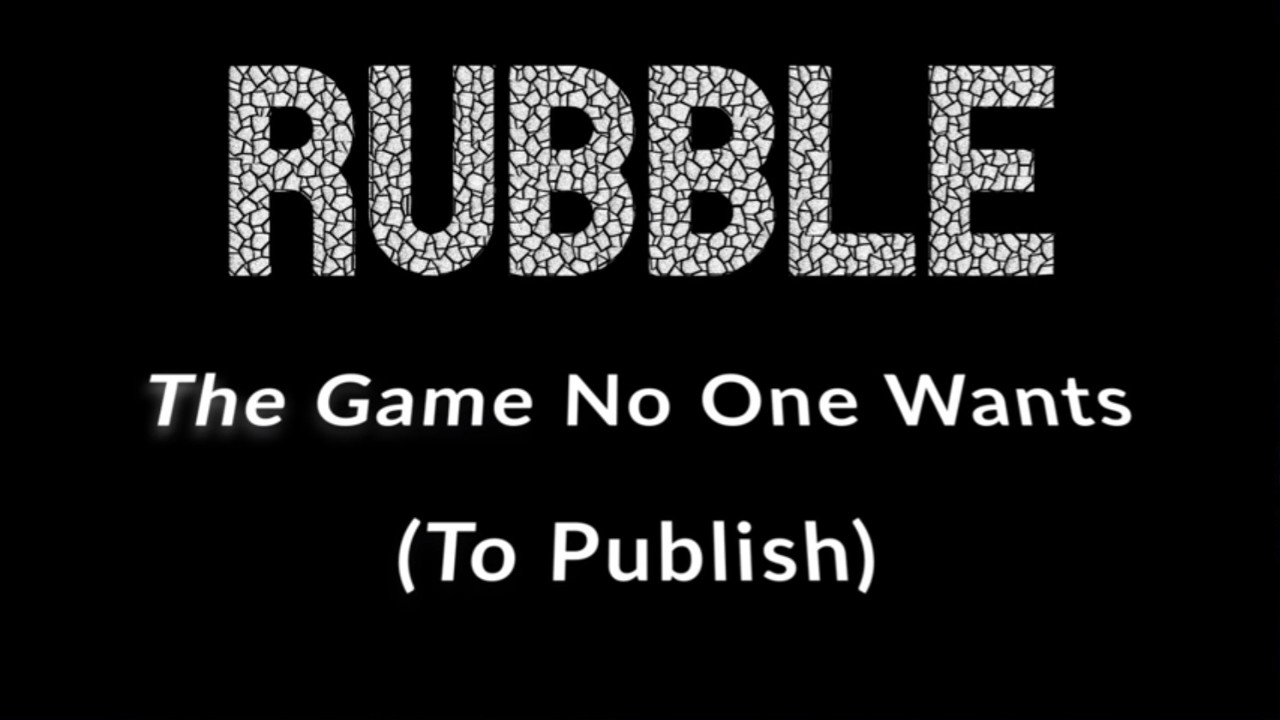 这是一款没人要的游戏 等等这也是卖点吗？Steam射击解谜《Rubble》以「被10家发行商婉拒」宣传自己